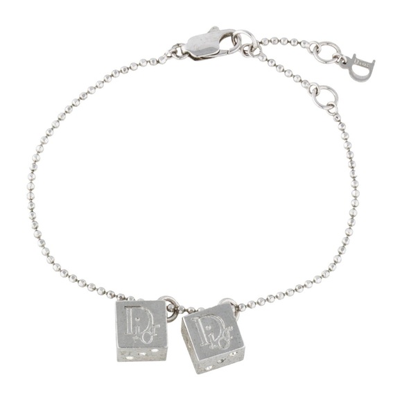 Dior Jewelry - Rare Christian Dior Iconic Silver Dice Charm Bracelet 🎲